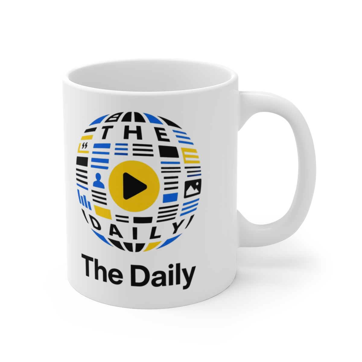 The Daily Name Subtly Worked Into The Globe Mug